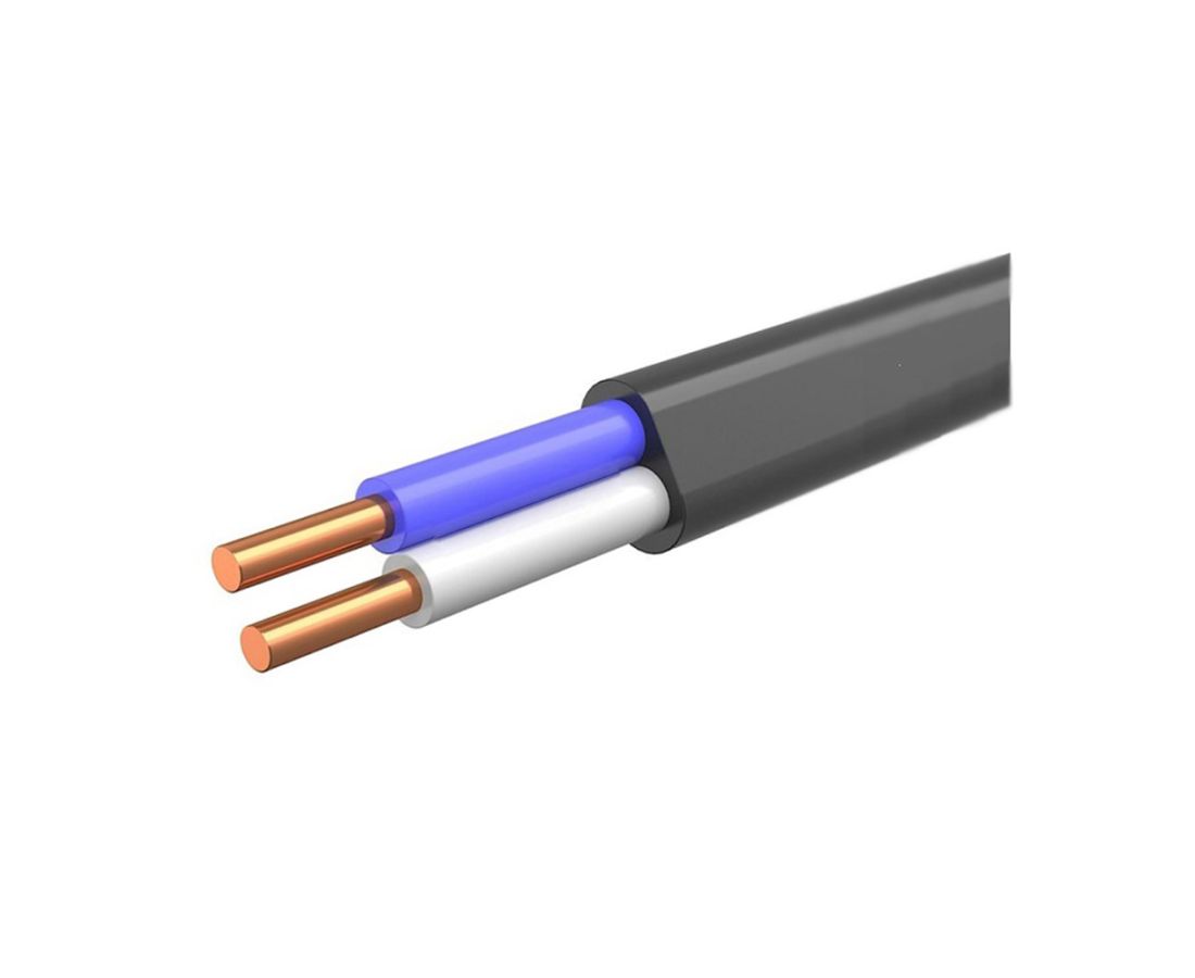ელ.სადენი CYKYLO-U 2X1.5 mm2 - Volta (შავი) — კაბელი სადენი